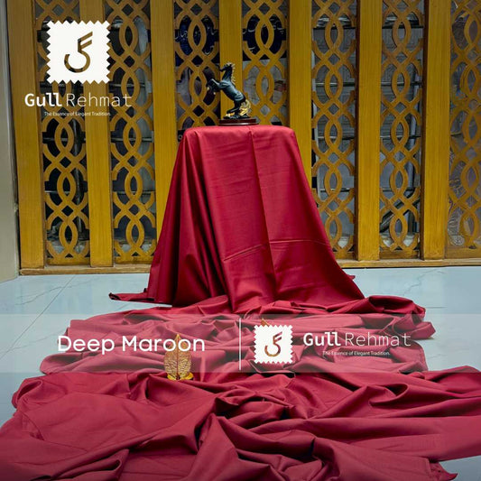 Deep Maroon – Premium Wash & Wear